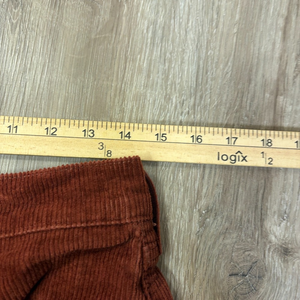 Levis 70s High Flare Womens Size 29 Corduroy Pants Brown Bronze Hippy Retro - Picture 4 of 7